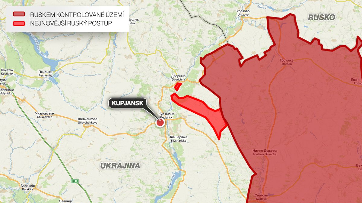 V Kupjansku se bojí nové okupace, začala evakuace